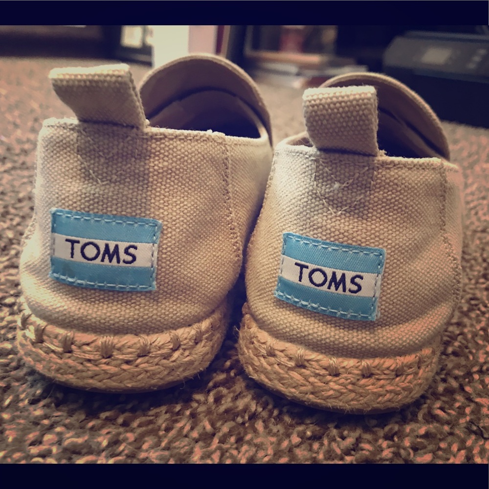 TOMS Canvas/Espadrille Slip Ons